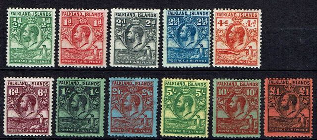 Image of Falkland Islands SG 116/26 MM British Commonwealth Stamp